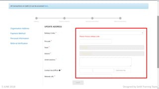 Designed by GeM Training Team5 JUNE 2018
 