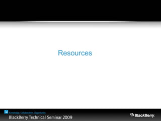 Resources
 