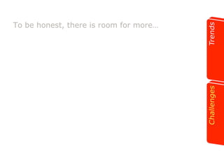 To be honest, there is room for more… 
 