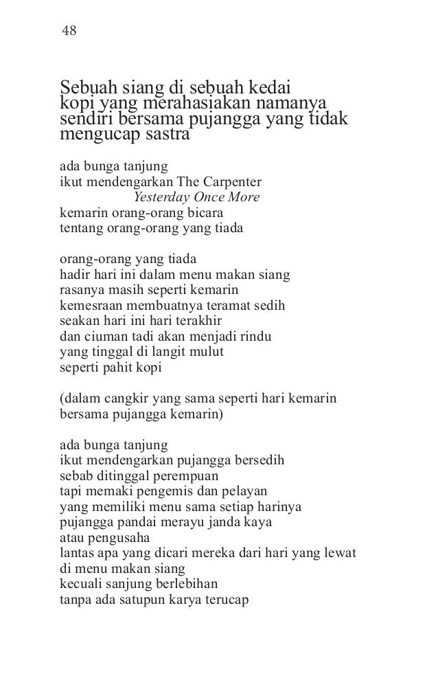 Percakapan Dengan David Tobing