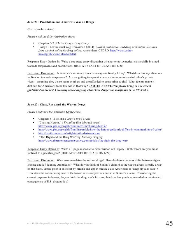 Student Life Essay In English War On Drugs Essay An Exercise In Worldmaking Best Student Essays Iss Nl Mexico Drug Essay On Importance Of Good Health also Thesis Statement Examples Essays War On Drugs Essay Romefontanacountryinncom Thesis Statement For Analytical Essay