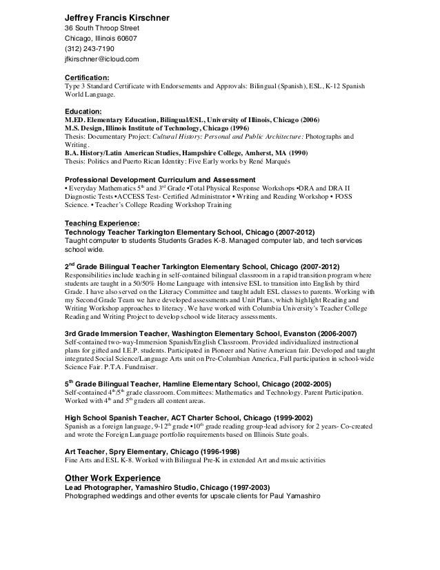 Best resume writing services chicago for teachers