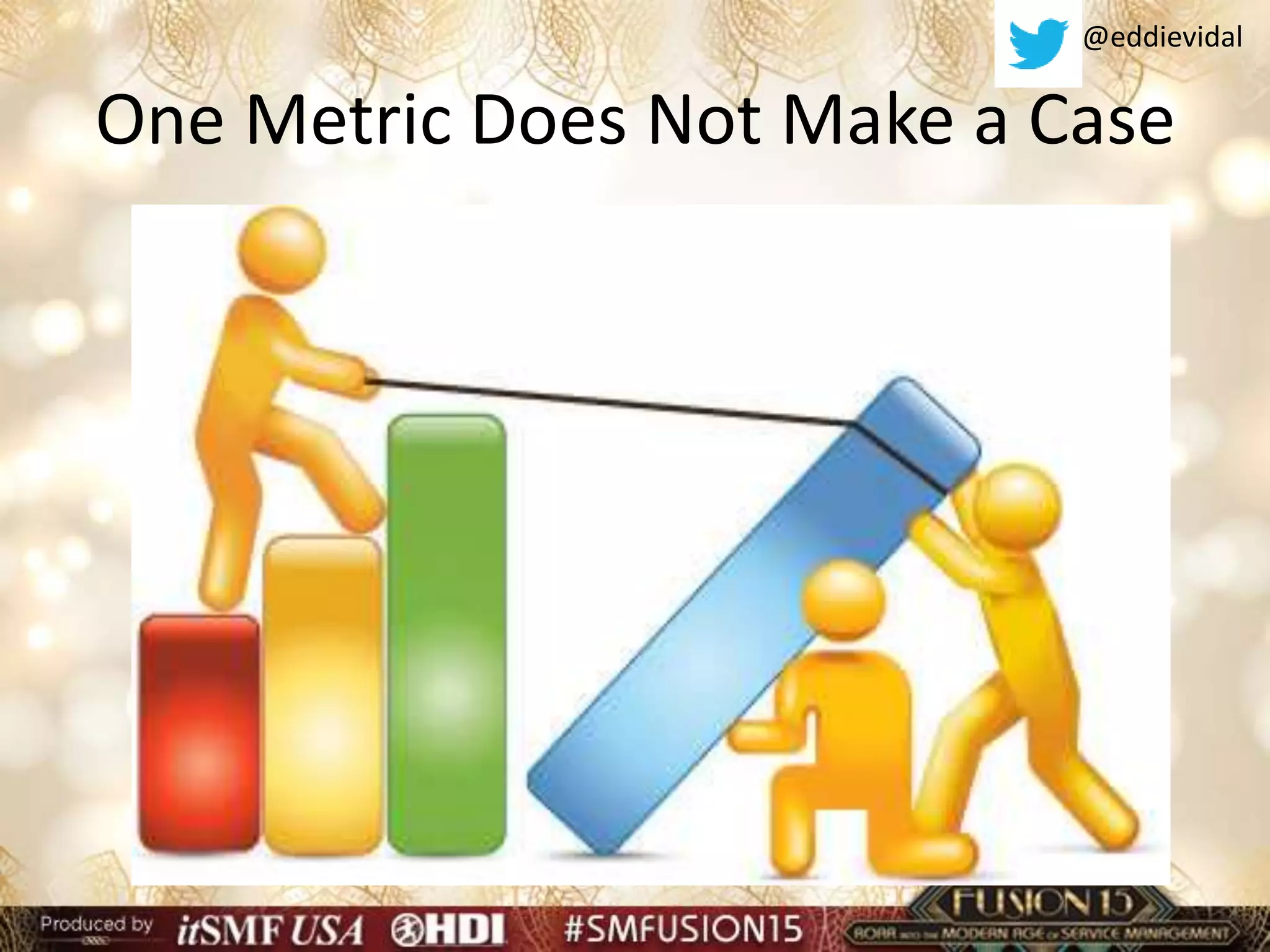 @eddievidal
One Metric Does Not Make a Case
 