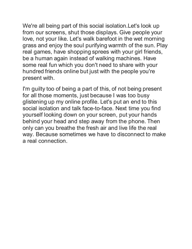 Slaves to Technology