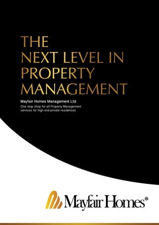Mayfair Homes Brochure | PDF
