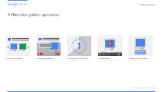 PartnerAcademy
A Hirdetési galéria updatelve:
Display hirdetések kialakítása
 