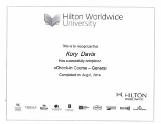 Kory'sHilton2014 Scores