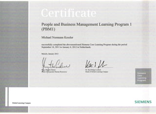 PBM1 - People & Business Management 10001