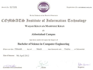 Degree CIIT | PDF