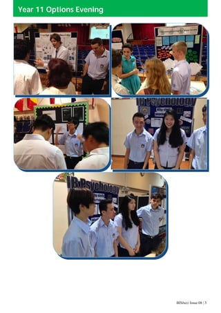 BISbuzz Issue 08 | 3
Year 11 Options Evening
 