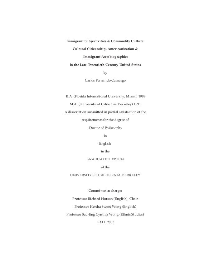 California labor dissertation