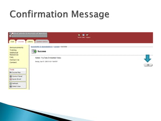 Embedding YouTube Videos