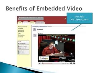 Embedding YouTube Videos