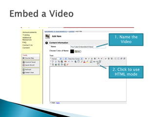Embedding YouTube Videos