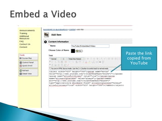 Embedding YouTube Videos