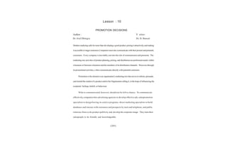 Marketing management