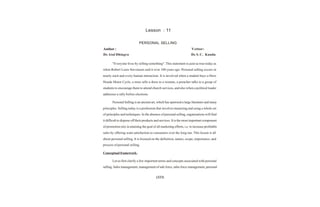 Marketing management