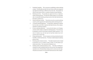 Marketing management