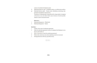 Marketing management