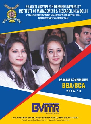 BBA/BCA Manual ( Process Compendium) - 2015-16 | PDF