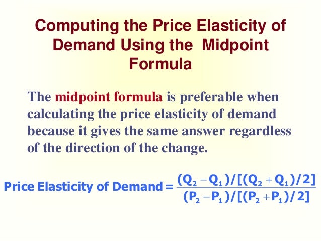 Bba 1 be 1 u2.3 elasticity