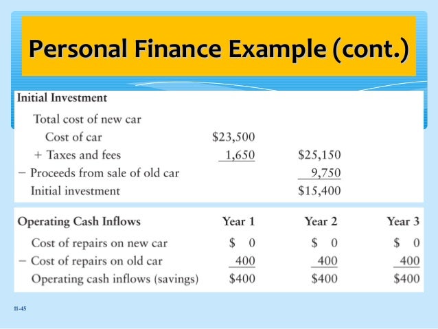 personal cash flow analysis