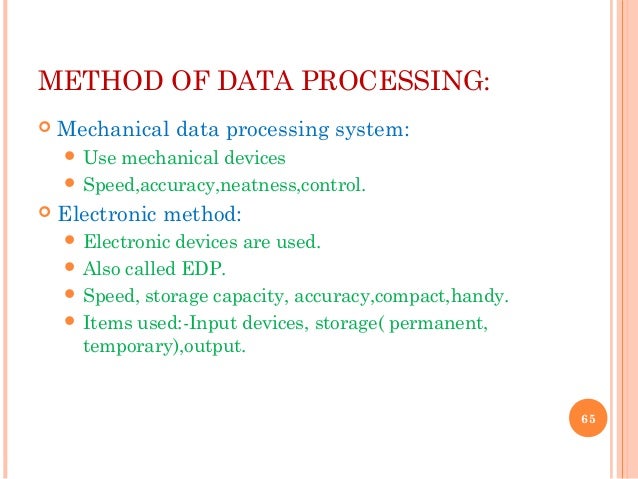 business data processing