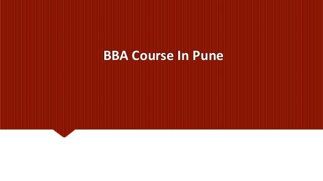 BBA Course In Pune
 