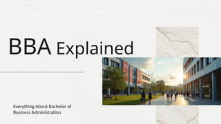 BBA Full Form Explained: Everything About Bachelor of Business ...