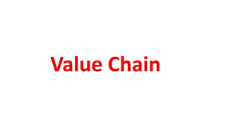 Value Chain
 