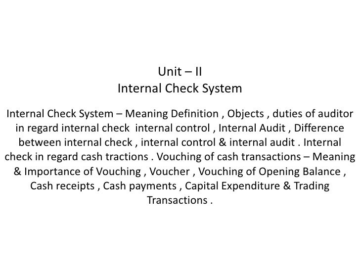 Trading system audit