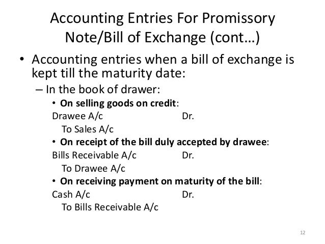 Bba I Ita U 5 2 Bill Of Exchange