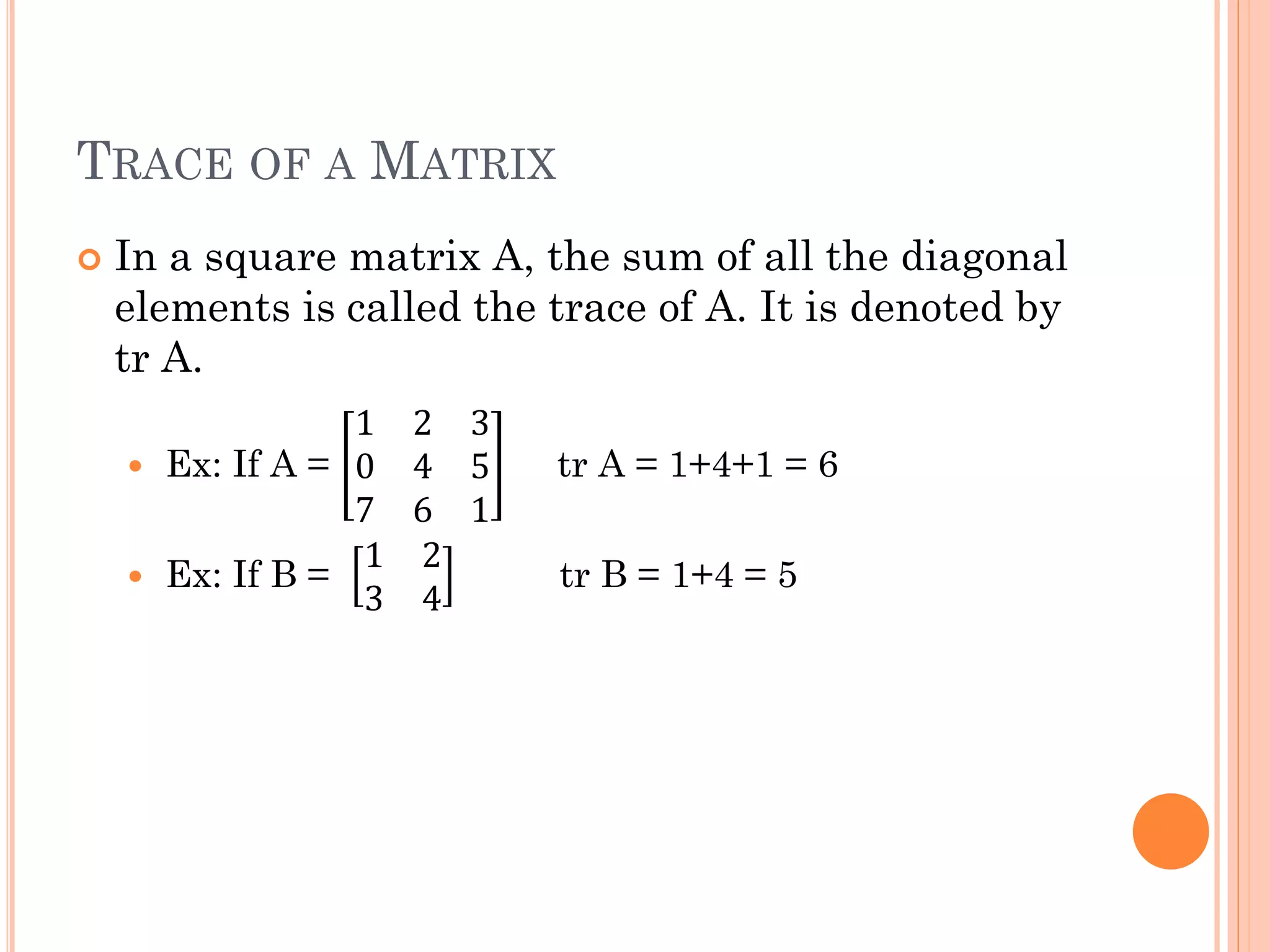 Matrices & Determinants | PDF