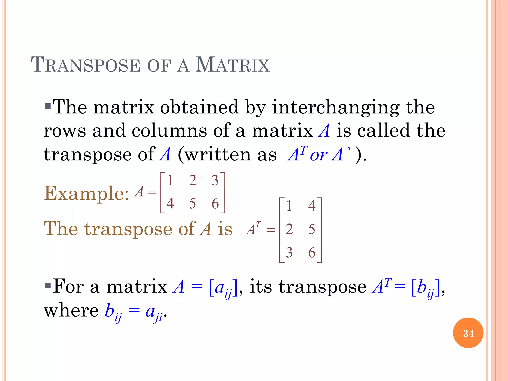 Matrices & Determinants | PDF