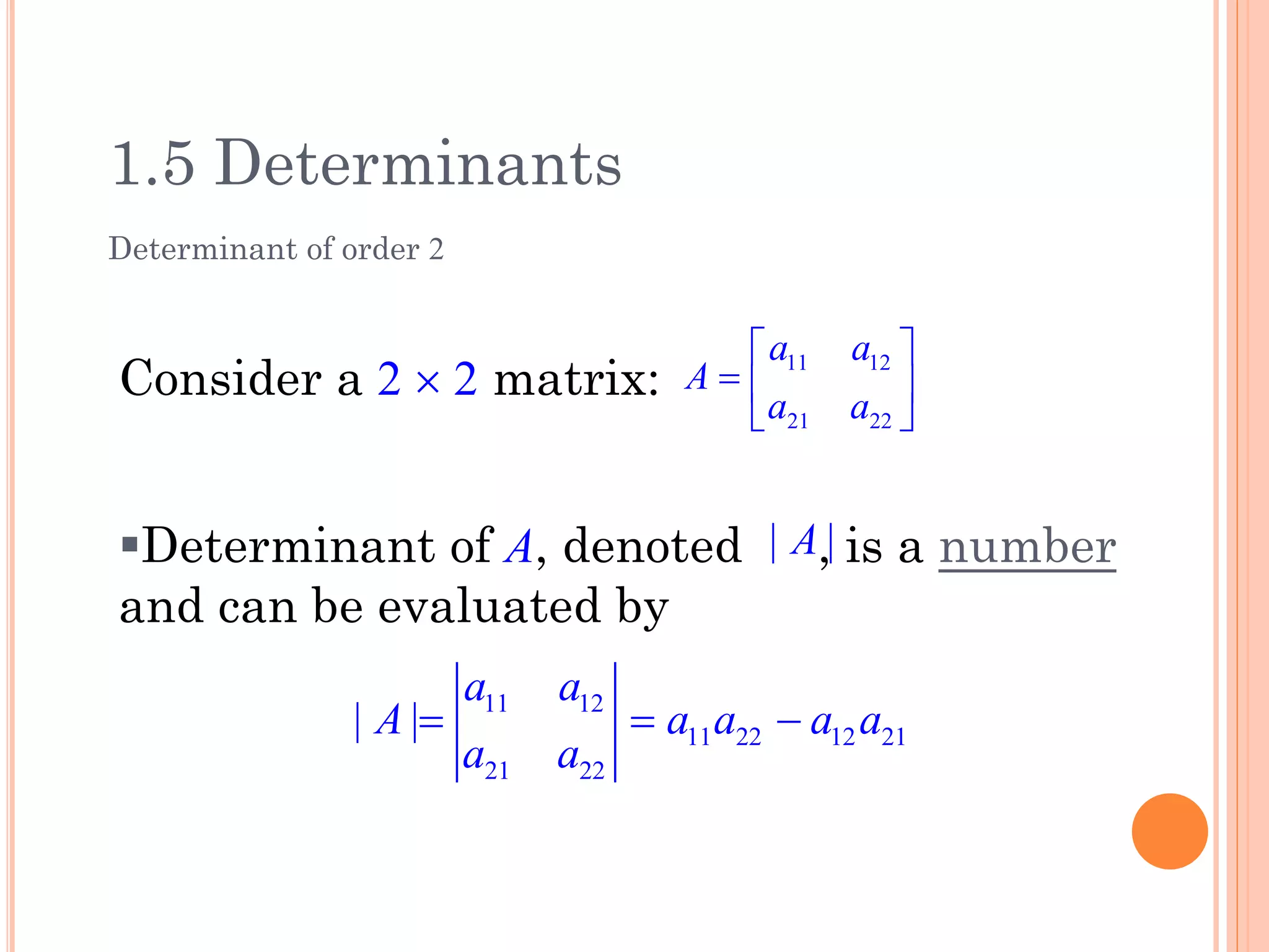 Matrices & Determinants | PDF