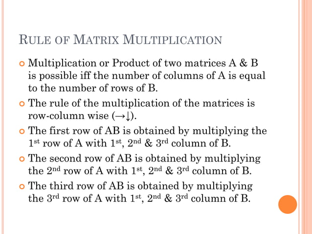 Matrices & Determinants | PDF