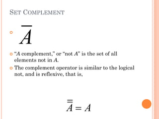 Set Theory | PPT