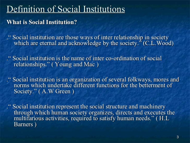 Bba L11 Dt Social Institution