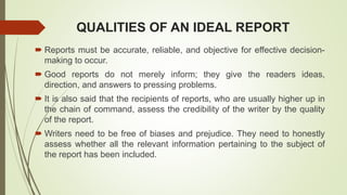 BBA_Module 2_Report Writing.pptxbgghhbbgg | PPT