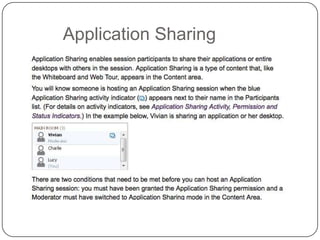 Application Sharing