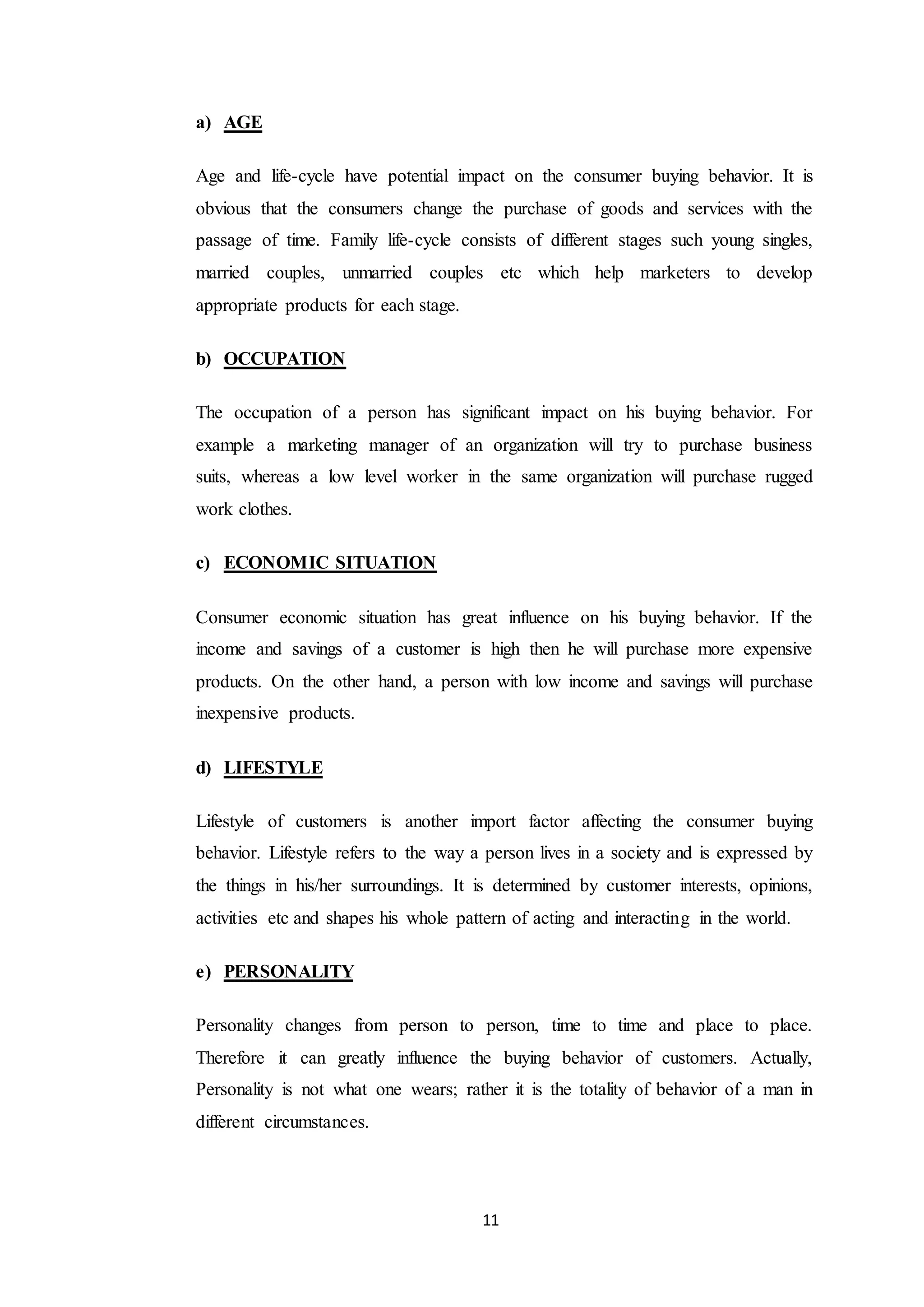 BBA final year project | DOCX