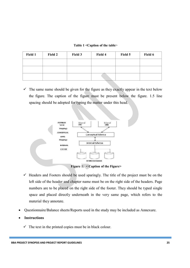 SMU BBA PROJECT GUIDELINES | PDF | Educational Assessment | Education