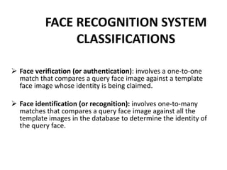 face recognition | PPTX