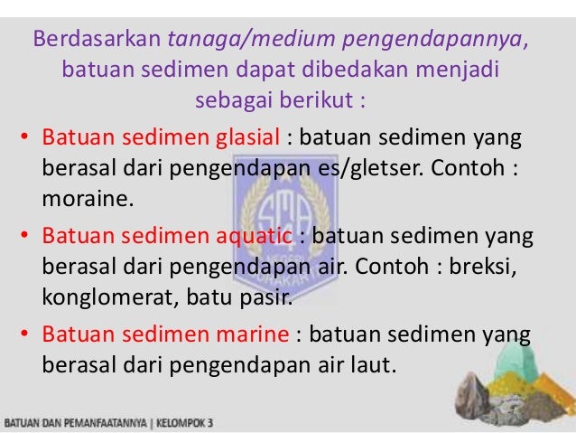 Macam Batuan dan Pemanfaatannya