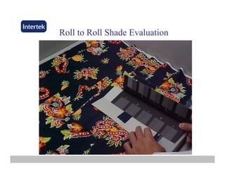 Roll to RollRoll to Roll Shade EvaluationShade EvaluationRoll to RollRoll to Roll Shade EvaluationShade Evaluation
 