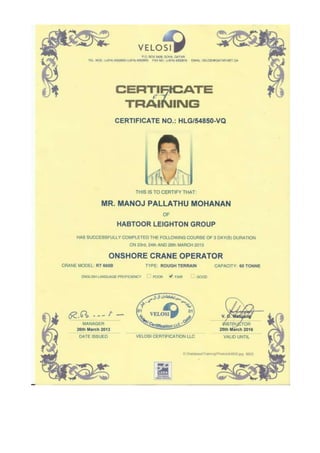 manoj resume new