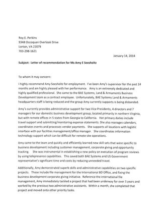 2014 Amy - Perkins Letter of Recommendation
