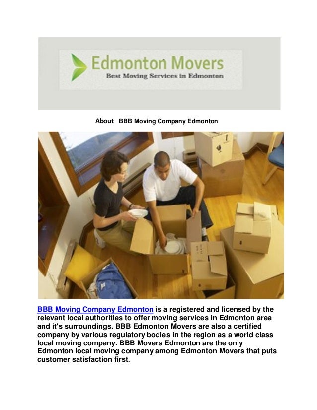 Bbb moving company edmonton