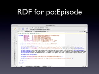 RDF for po:Episode 
