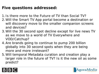 BBC   the future of the television